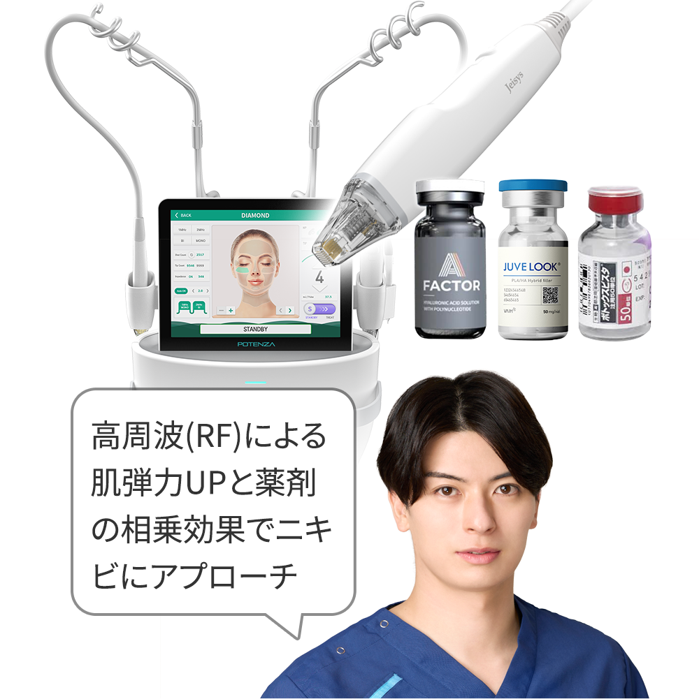 ポテンツァ(ジュベルック+Aファクター+ボトックス)