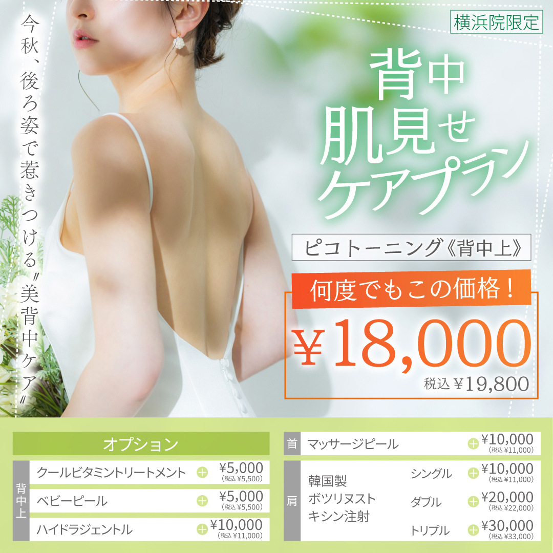 【背中】肌見せケアプラン