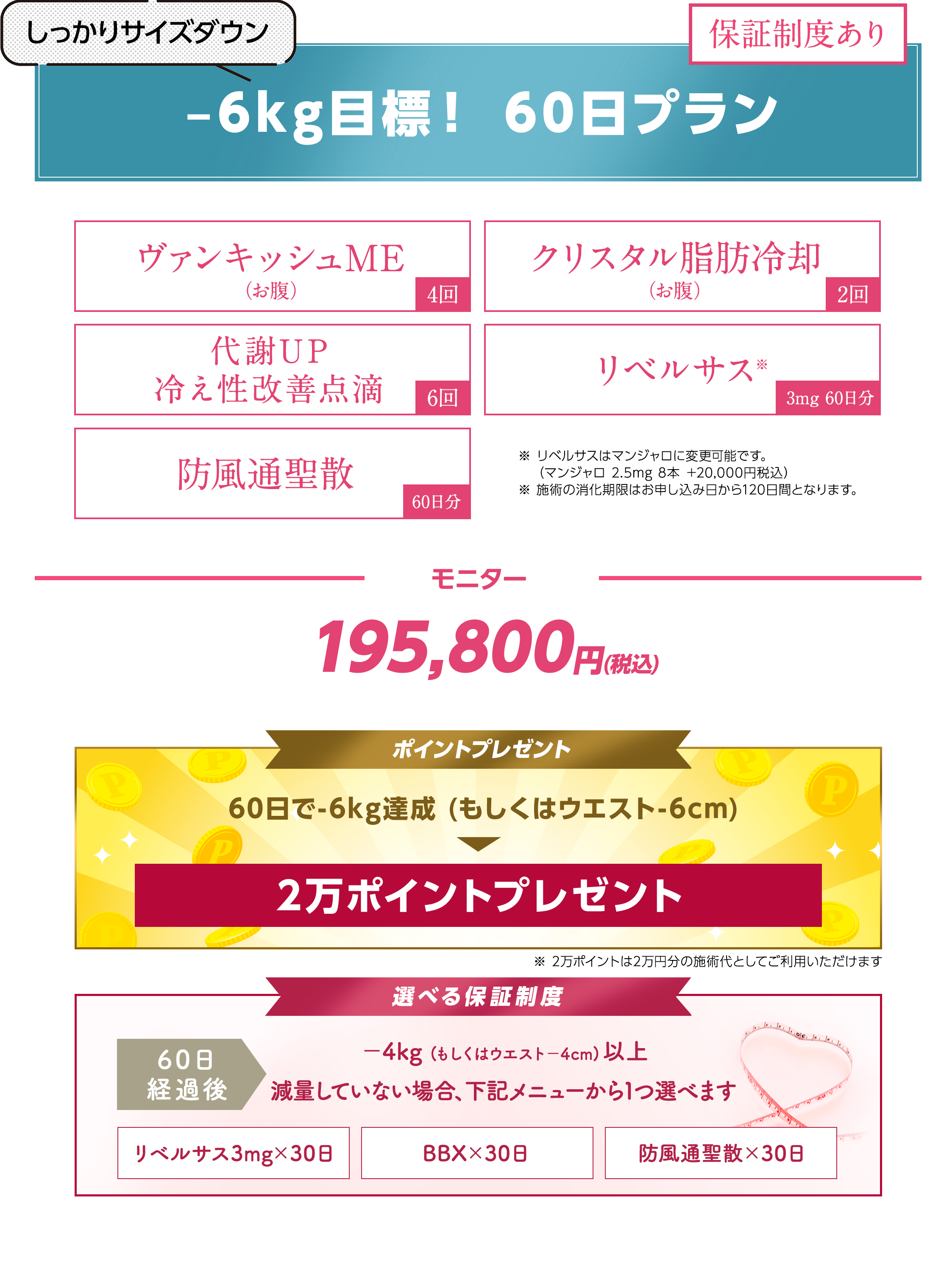 –6kg目標！ 60日プラン