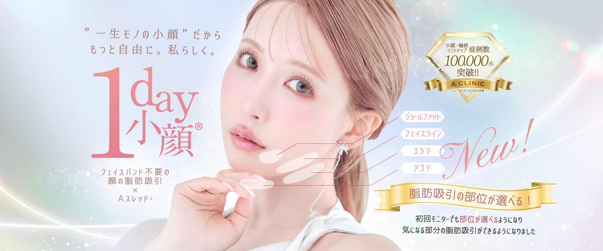 1day小顔®︎ 脂肪吸引×Aスレッド®︎（糸リフト）